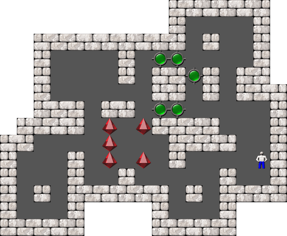 Sokoban Kevin B. Reilly Arranged level 158